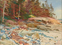 Spiaggia di Ryefield, Ironbound Island, Maine, 1922