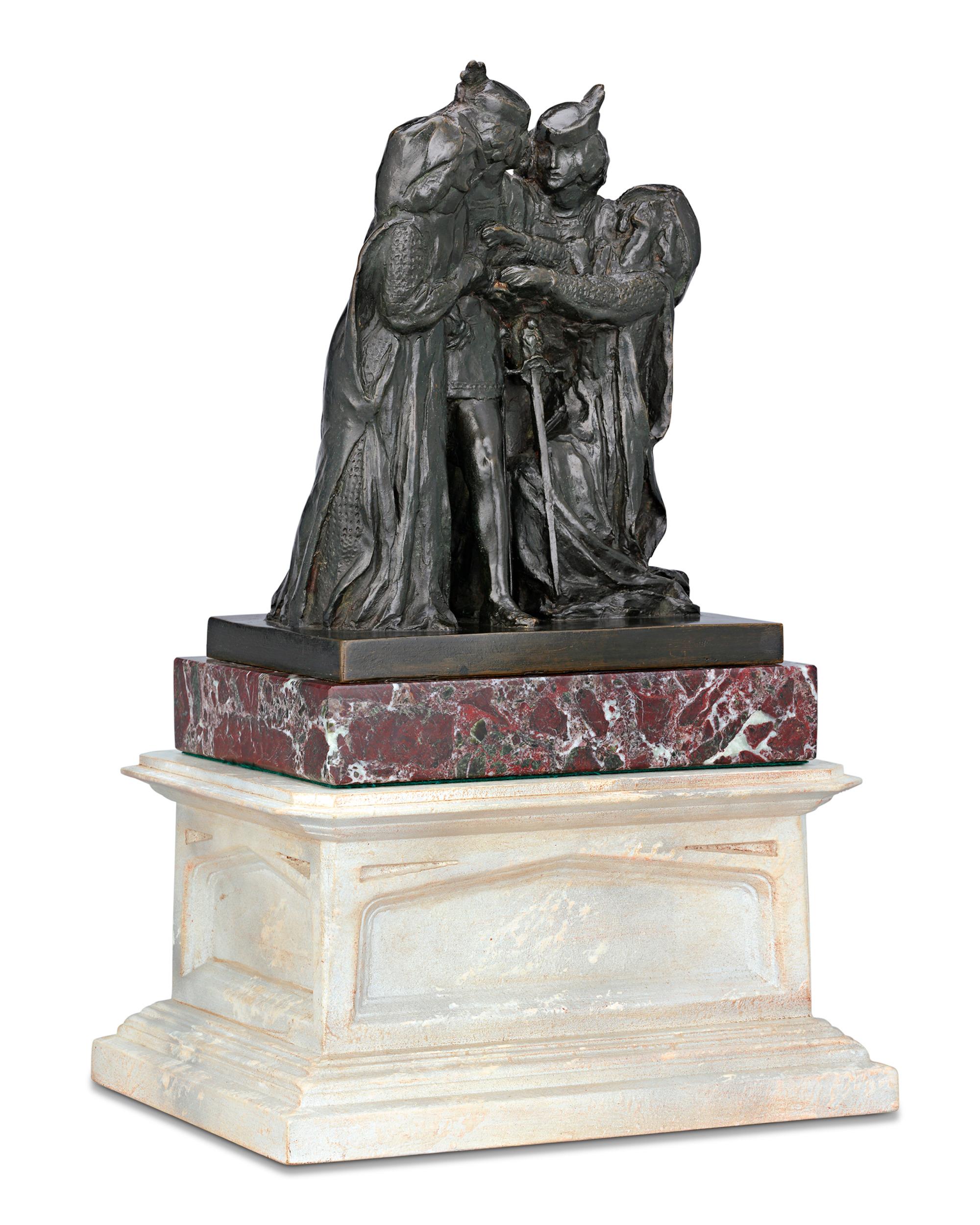 John Singer Sargent
1856-1925  Amerikanisch

Wie sie sich kennengelernt haben

Bronze

John Singer Sargent war einer der erfolgreichsten Künstler seiner Zeit. Im späten 19. Jahrhundert war er der am meisten bewunderte und gefragte Porträtist in