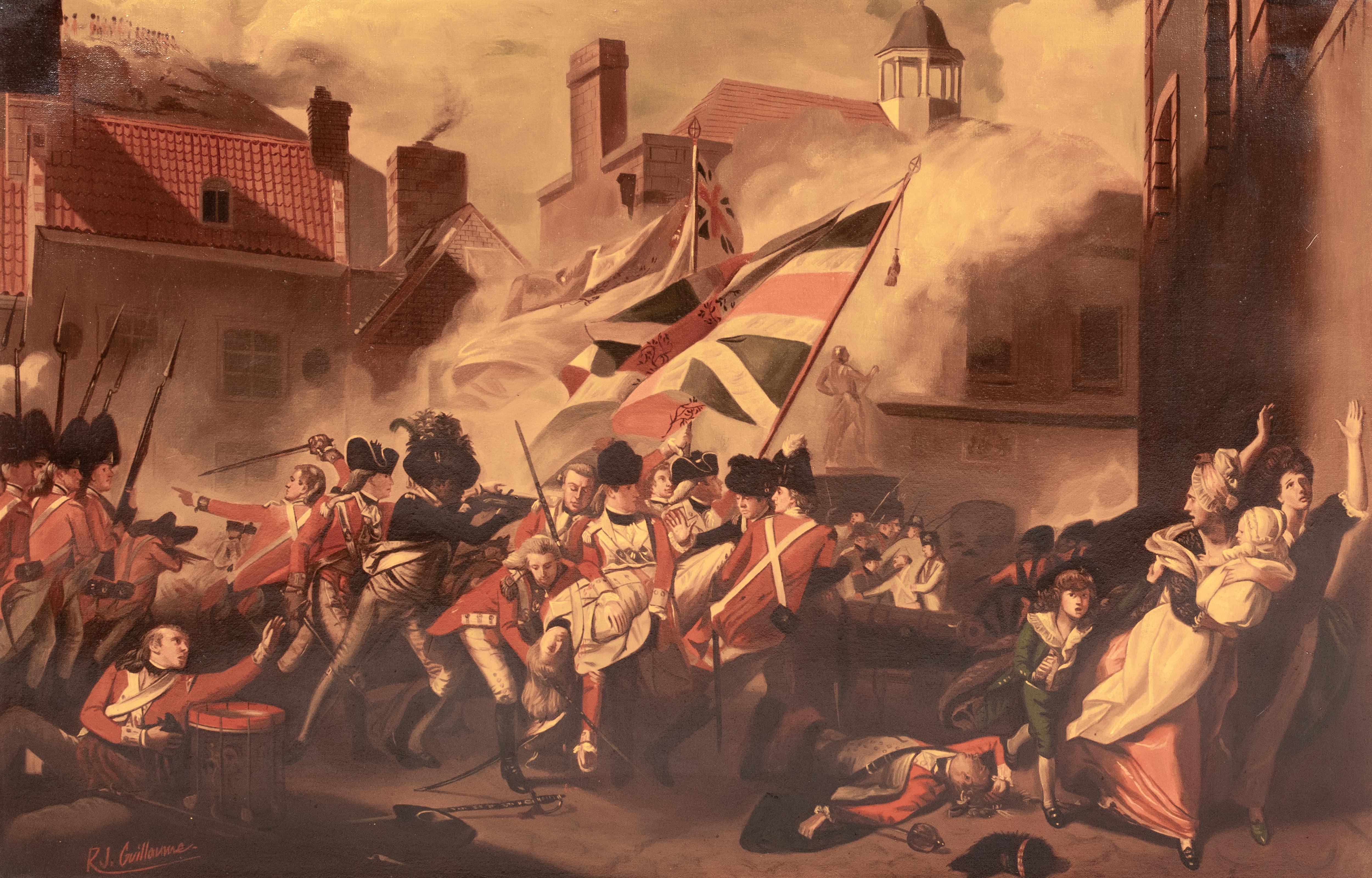 battle of jersey painting