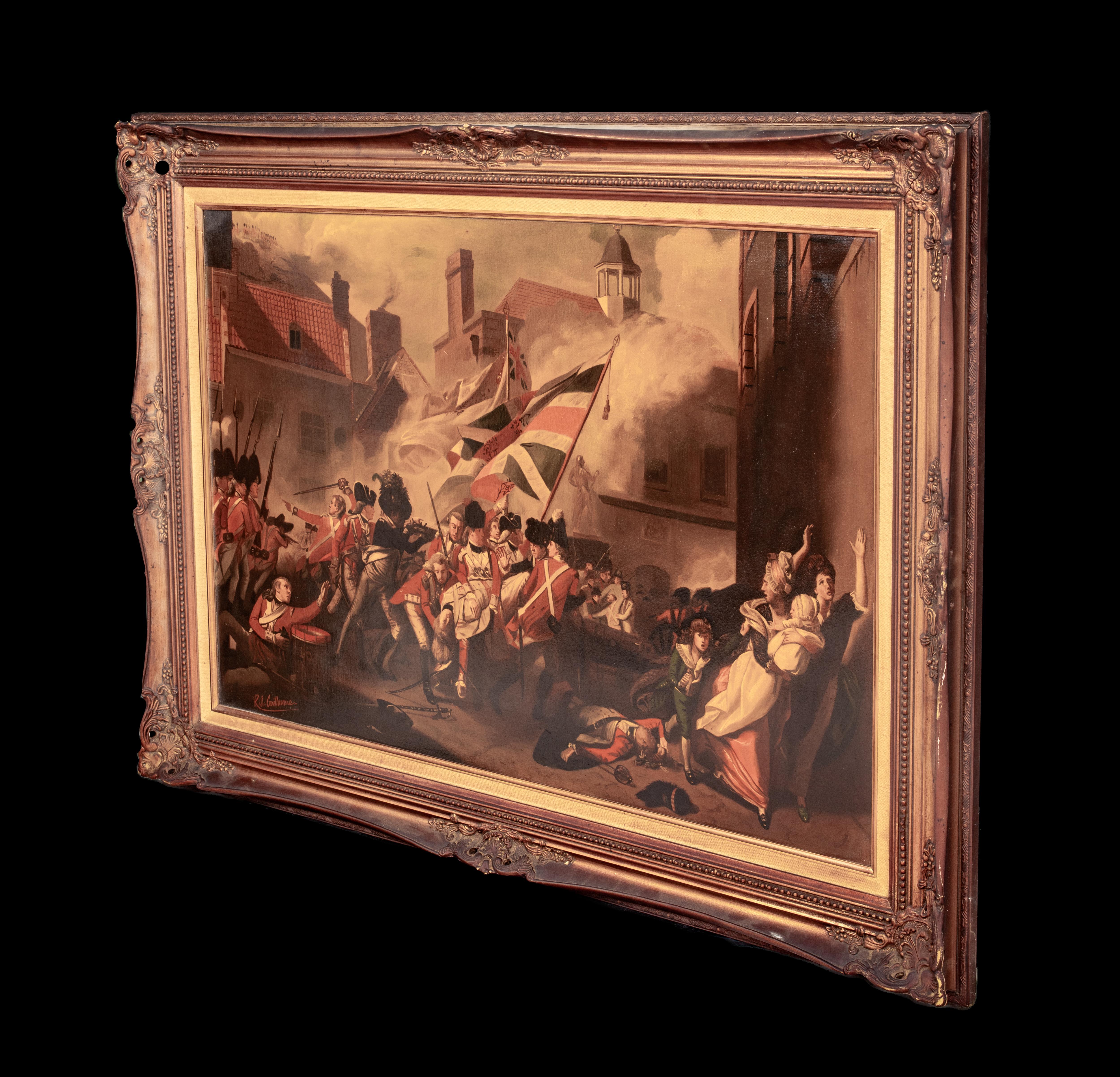 The Death Of Major Peirson, The Battle Of Jersey (1781), 19th Century   For Sale 5