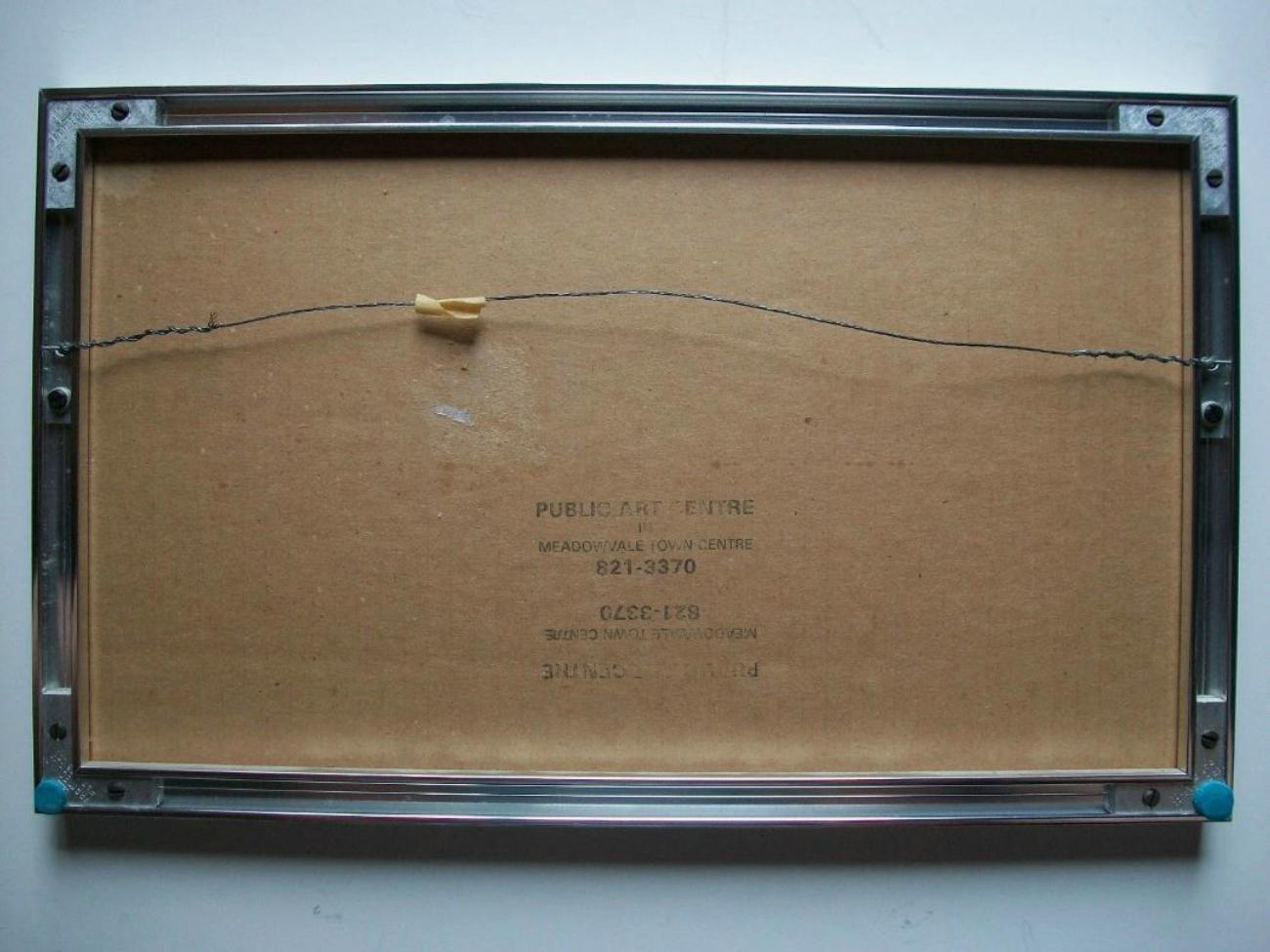JOHN SIRIS-DAVIES - 'U of T' - Handkolorierter Druck - Gerahmt - Kanada - CIRCA 1985 (20. Jahrhundert) im Angebot