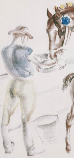 John Skeaping, Mare and Foal, S.P.1., from School Prints Ltd., 1945 (after)