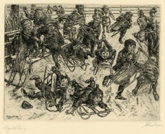 Garçons en luge