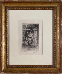 Saluti, 1915 o MADRE E BAMBINO ALLA FINESTRA