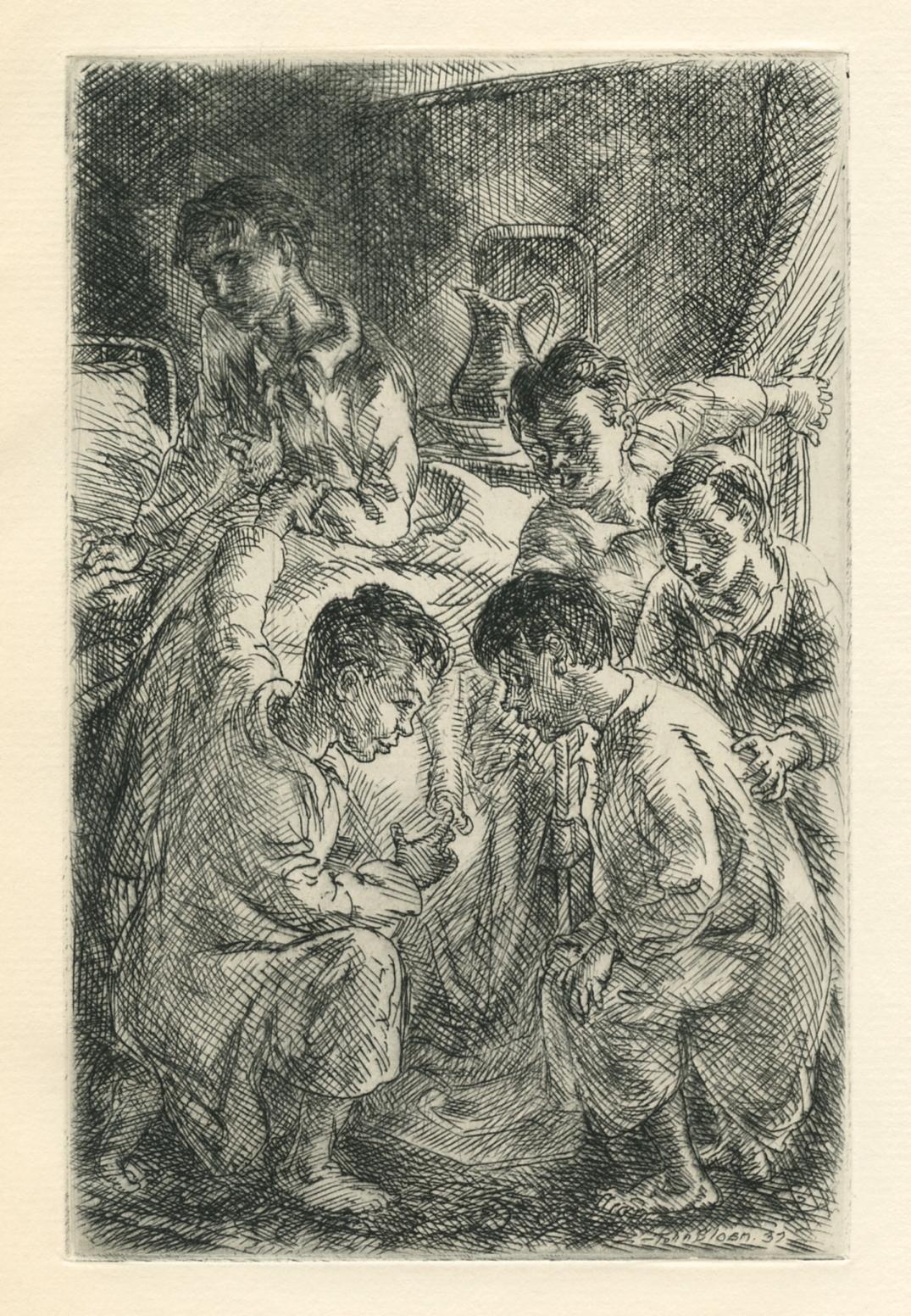 original etching - Print by John Sloan
