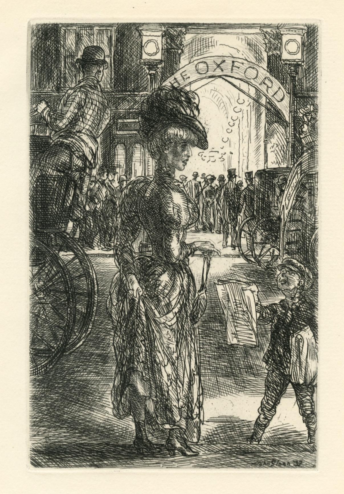 original etching - Print by John Sloan