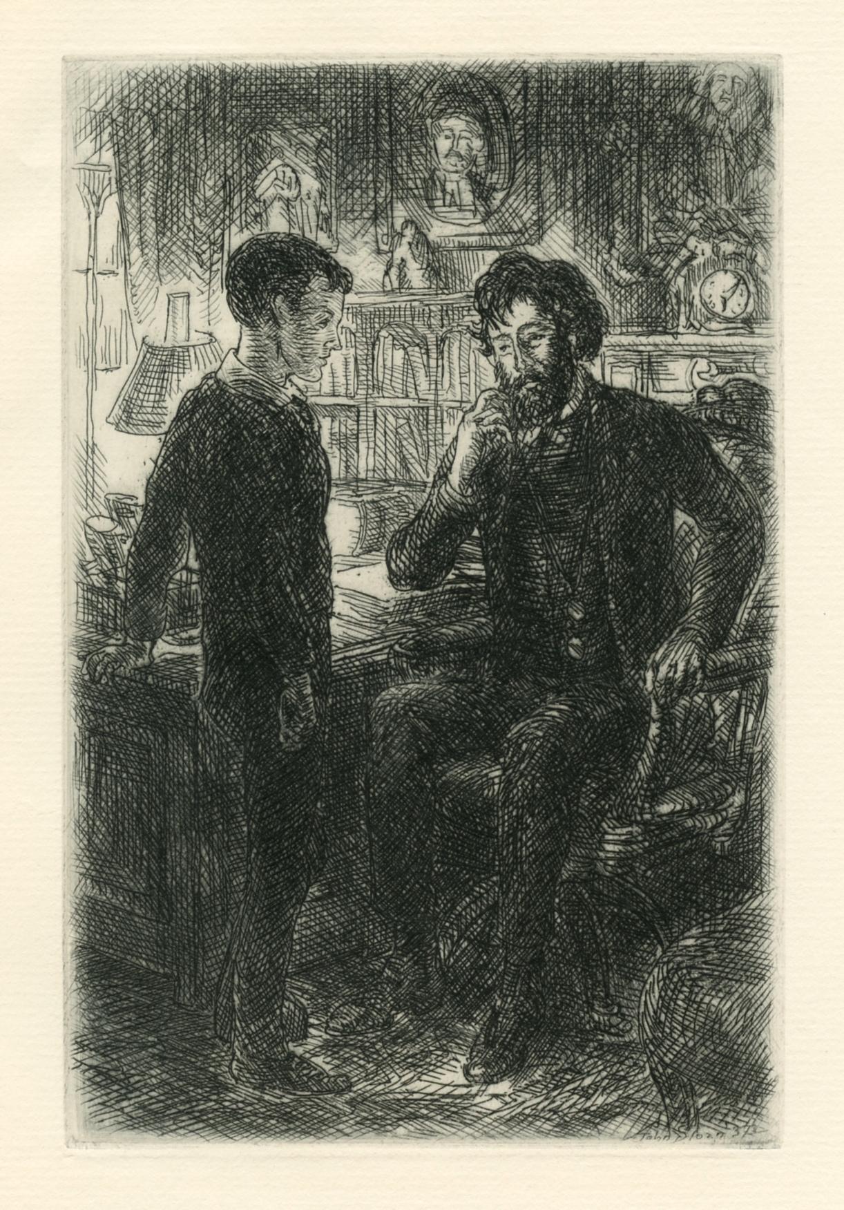 original etching - Print by John Sloan