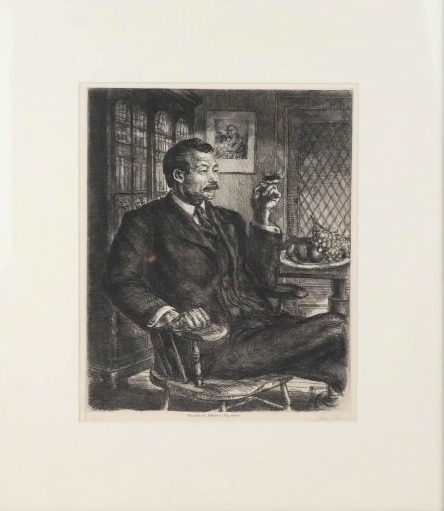 John Sloan Abstract Print - Robert Henri, Painter