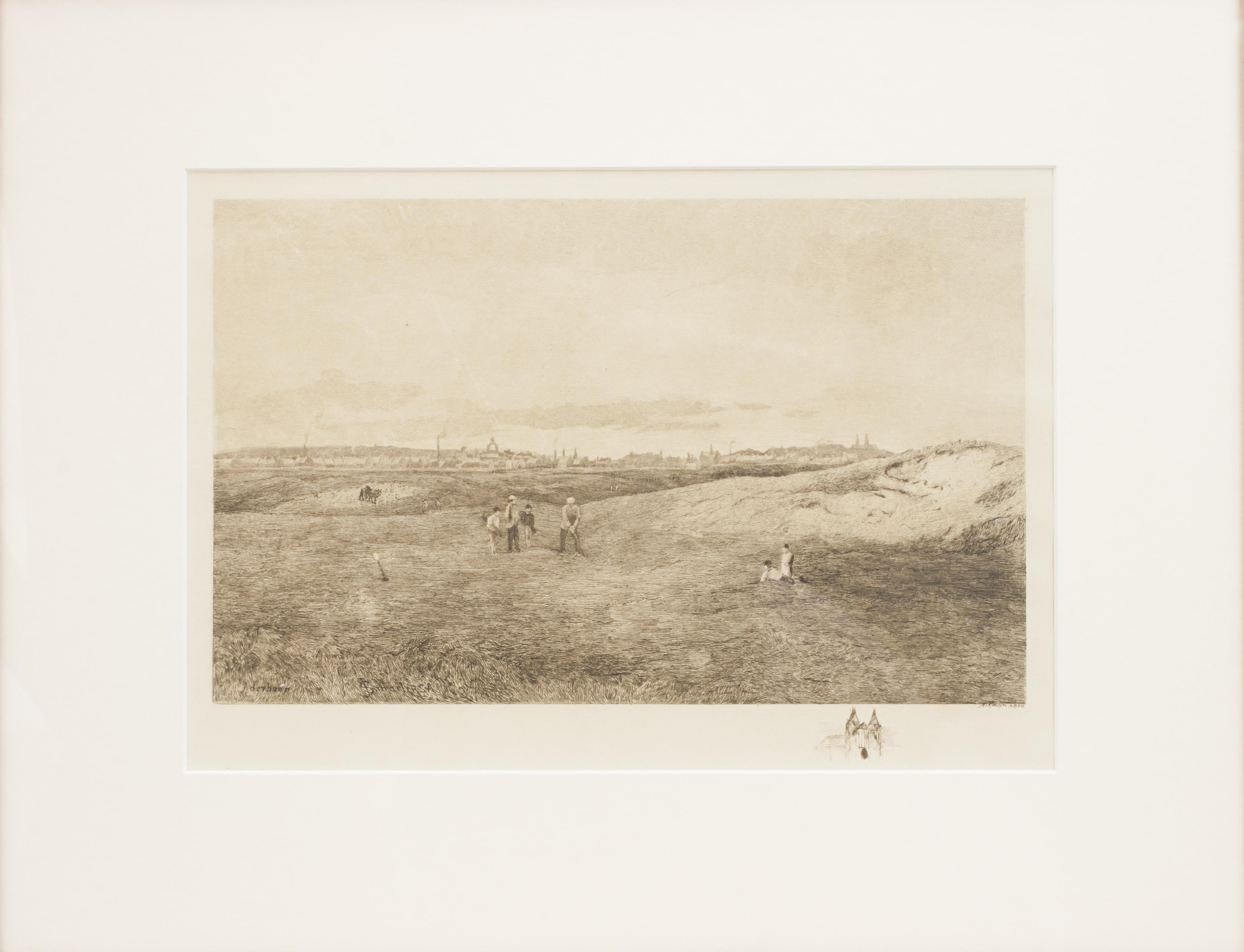 Sporting Art John Smart Aberdeen - A Link Alton, George Aikman in vendita