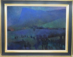 John Speirs (1942-2022) British Post Impressionist oil painting FRENCH LANDSCAPE