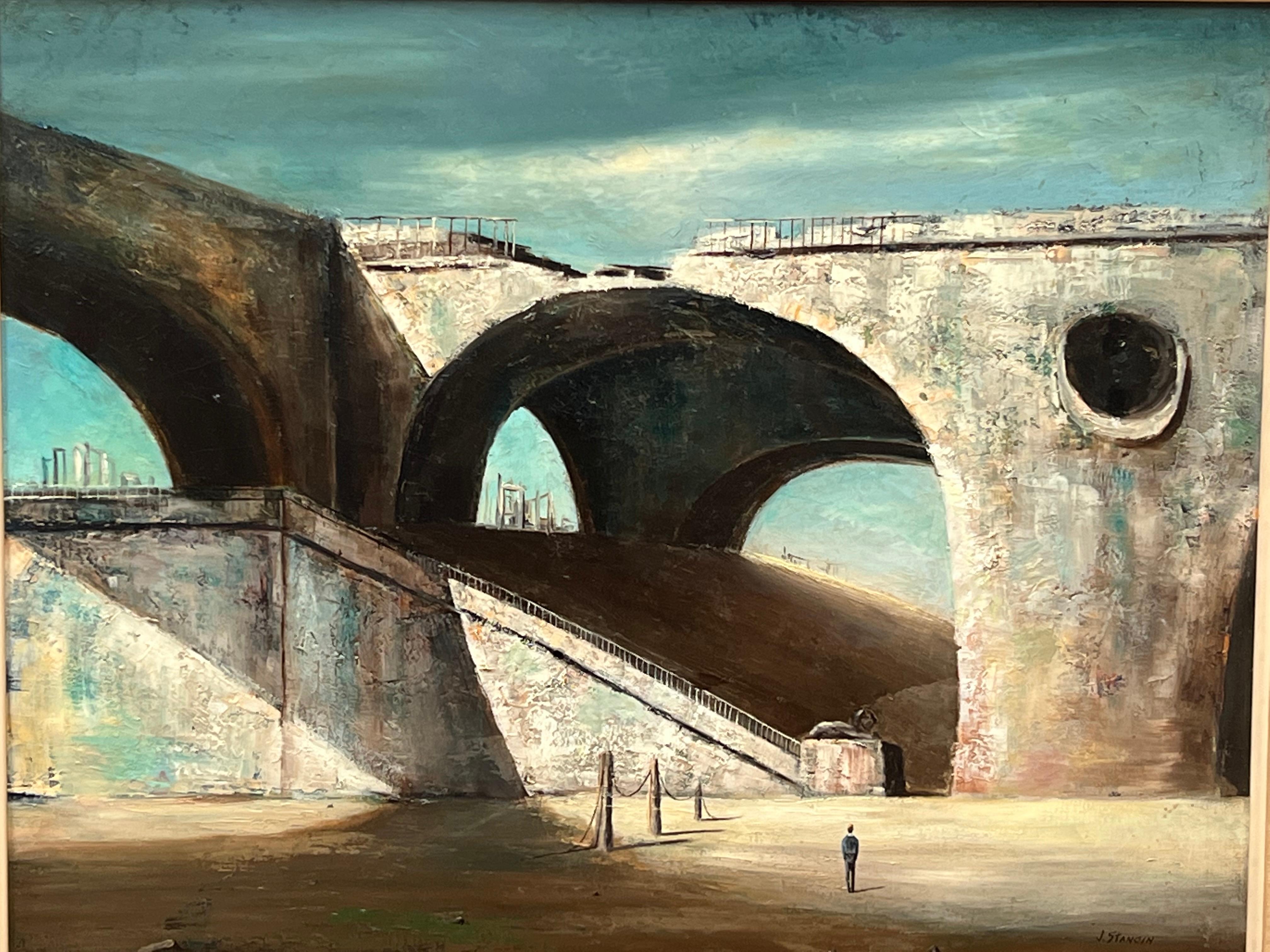 Stancin Surrealist - Painting by John Stancin