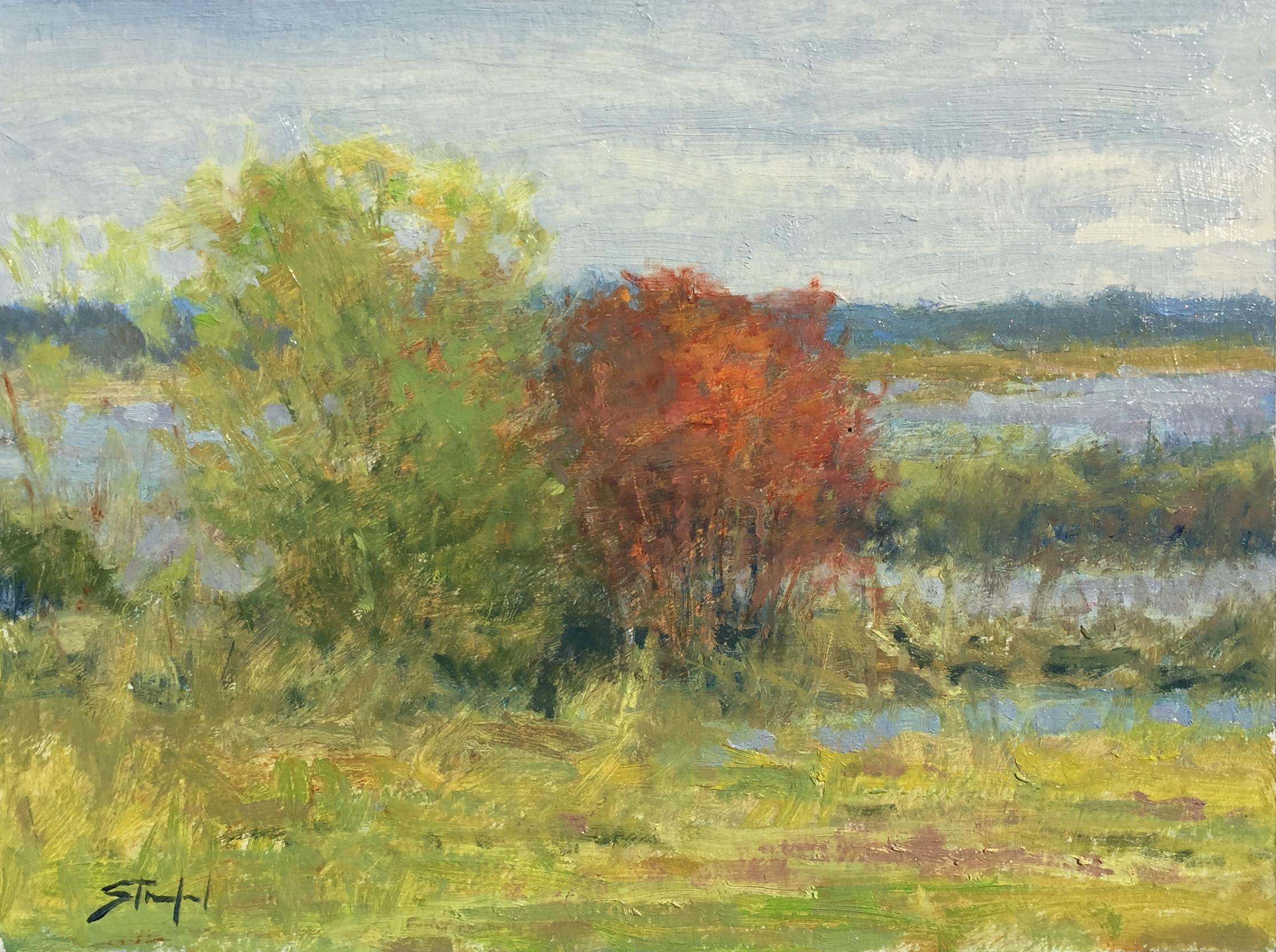 John Stanford Landscape Painting - Red Willows
