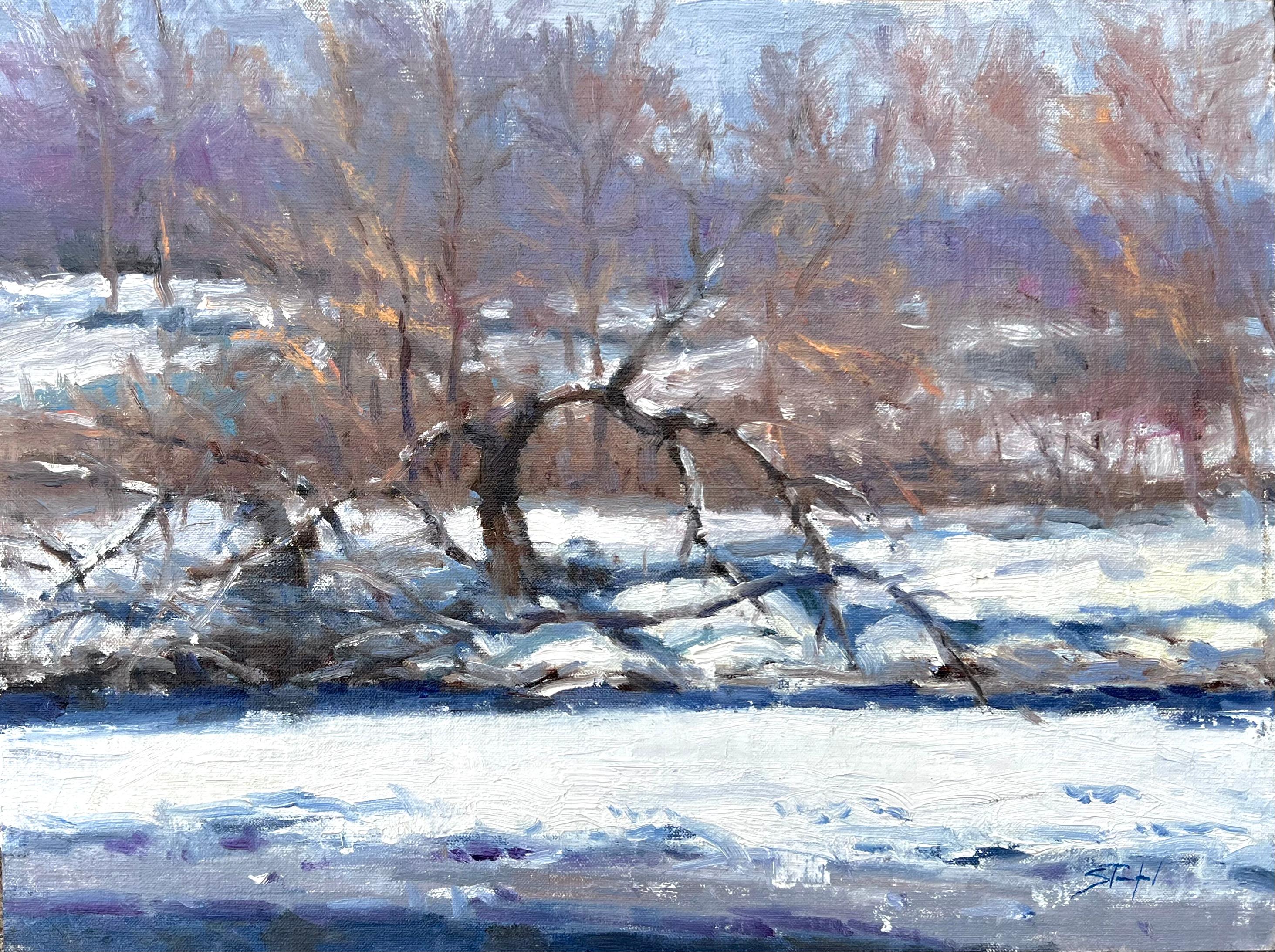 Snow on the River