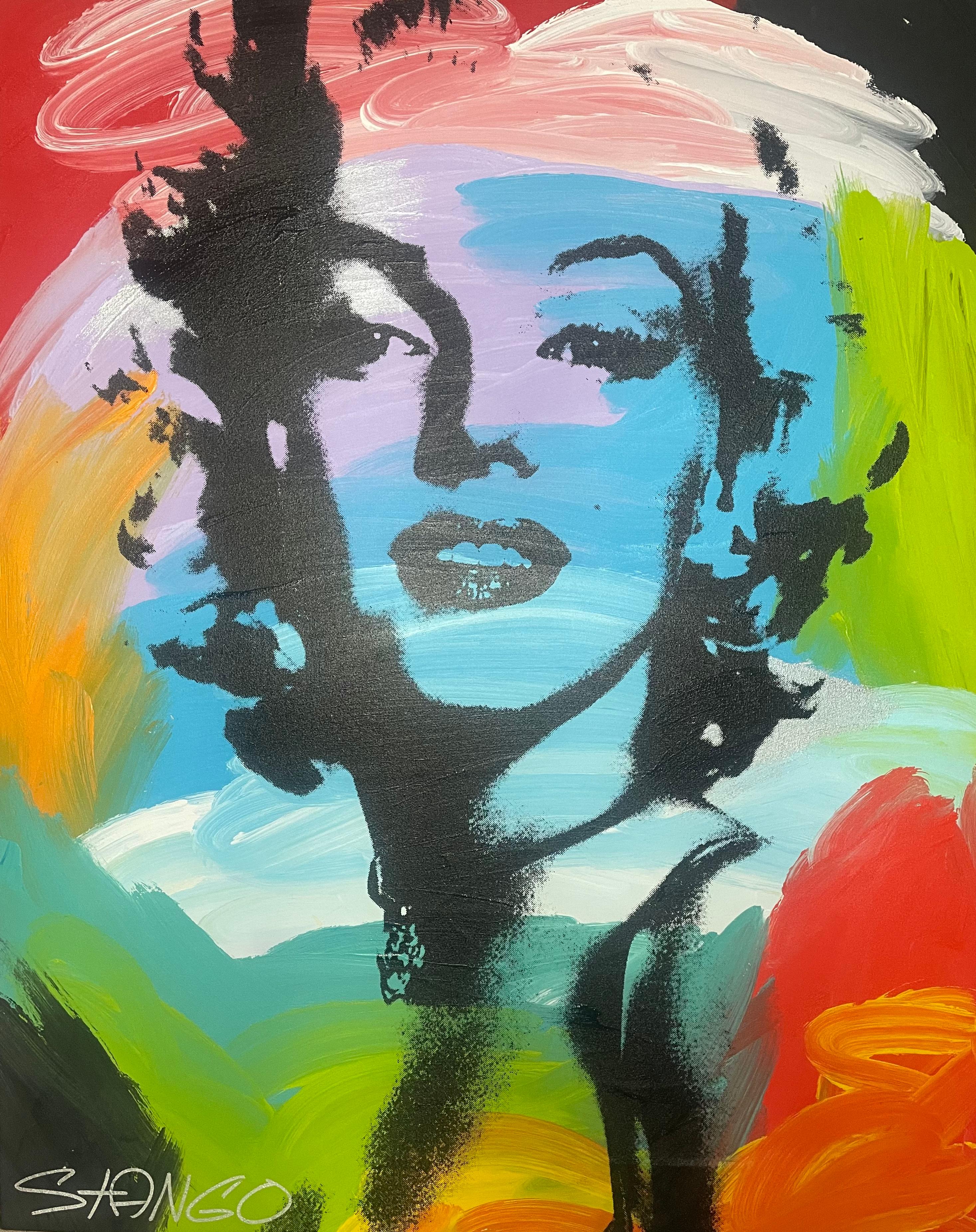 "Monroe" - Painting de John Stango 