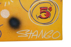 John Stango Original Vintage Advertisement Painting on Canvas