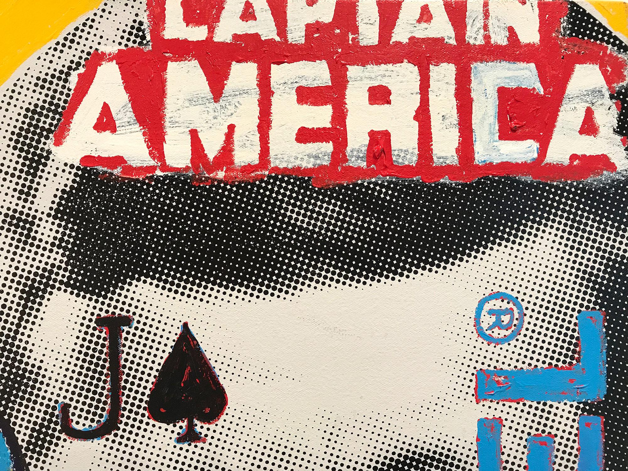Captain America - Contemporary Painting by John Stango