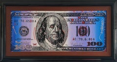 Franklin (Colorido, Icónico, Pop Art, Dinero, Azul, 40% DESCUENTO DEL PRECIO DE LISTA)