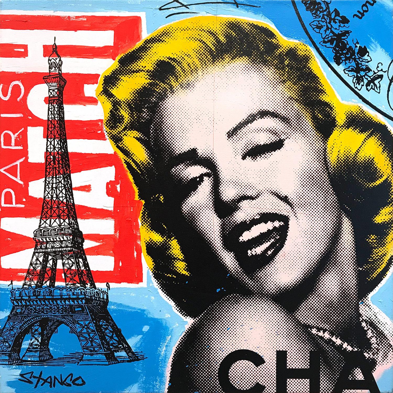 John Stango Abstract Painting - French Marilyn