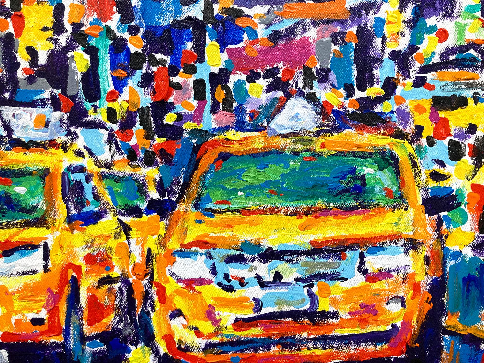 „Times Square“ Buntes Gemälde auf Leinwand, Midtown Manhattan, NYC, farbenfrohe Pop-Art-Szene im Angebot 5