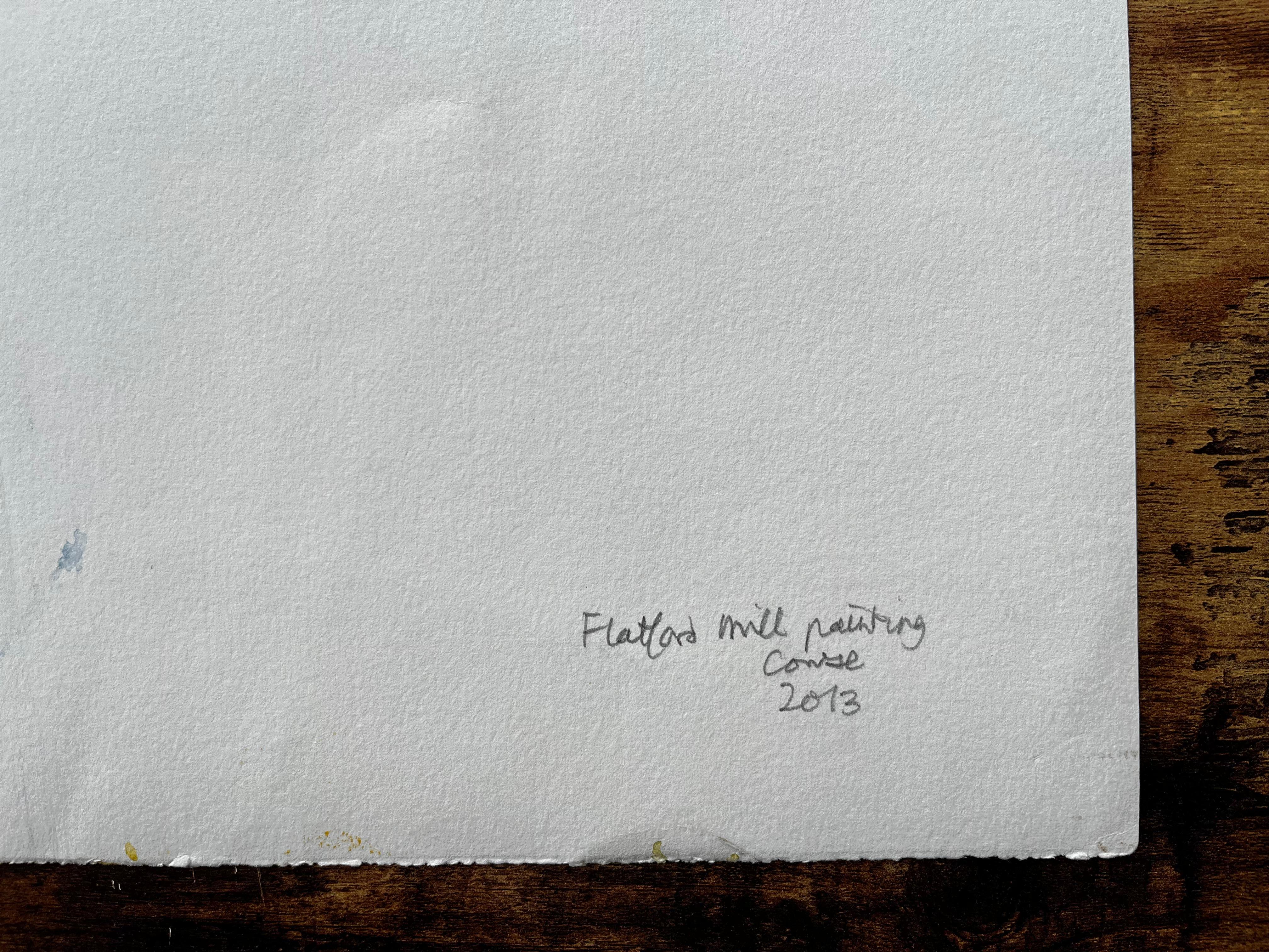 Flatford Mill Painting Course Group of Artists by British Painter John Steane For Sale 6