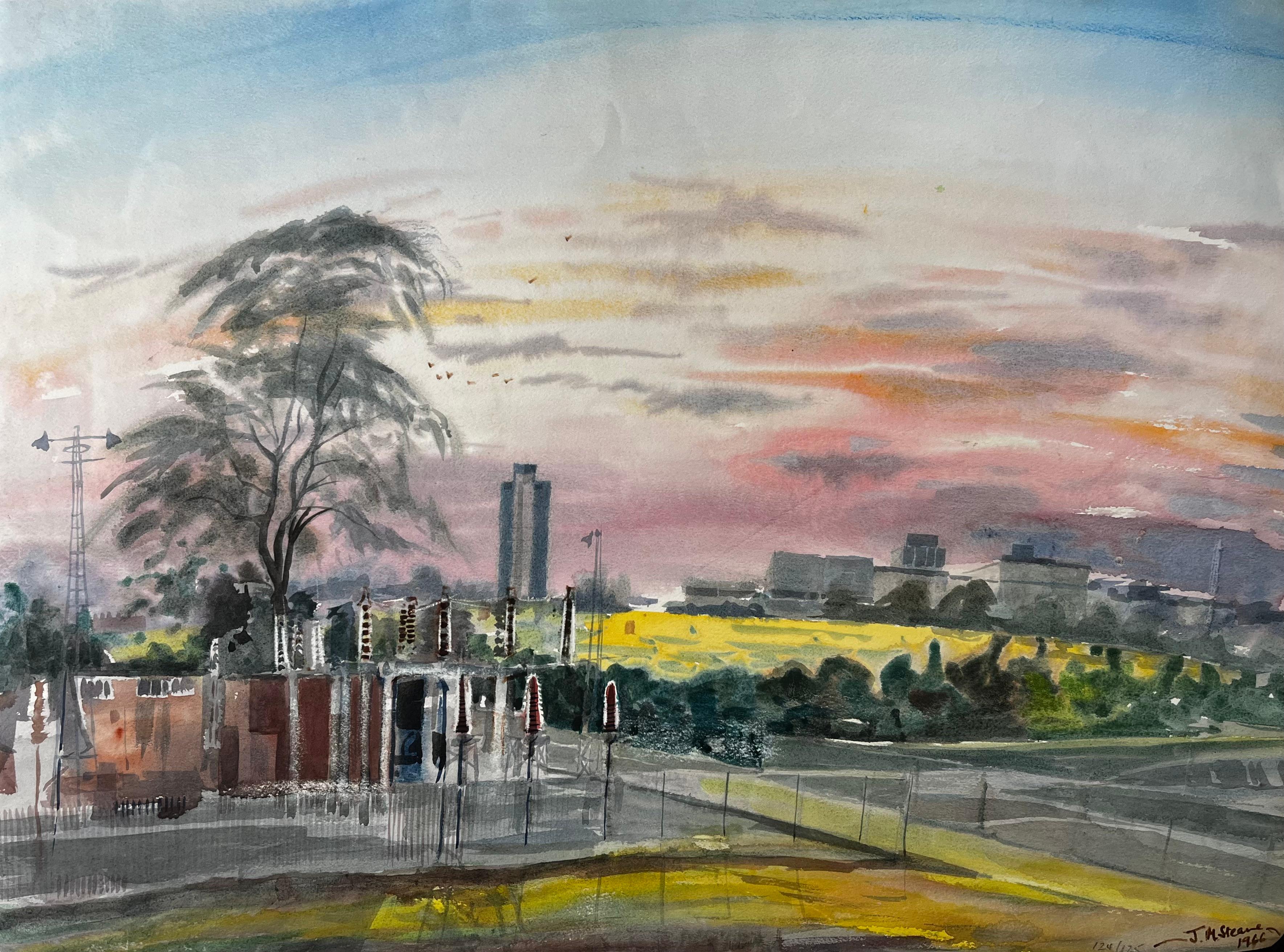 Ciudad Dibujos y acuarelas