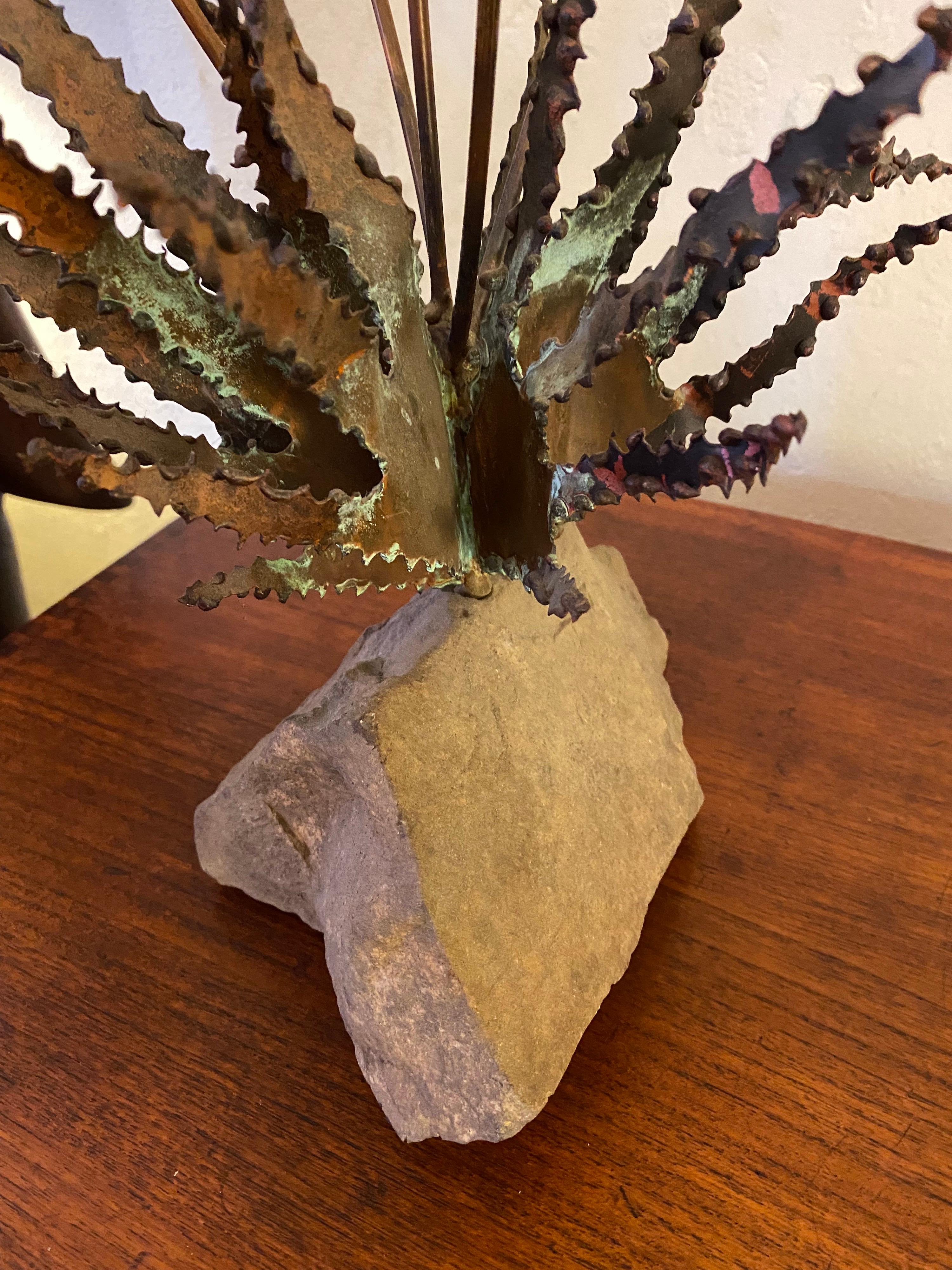 20th Century John Steck Desert Flower Sculpture
