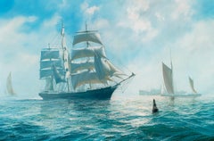 Cutty Sark Entering the River Thames by John Steven Dews