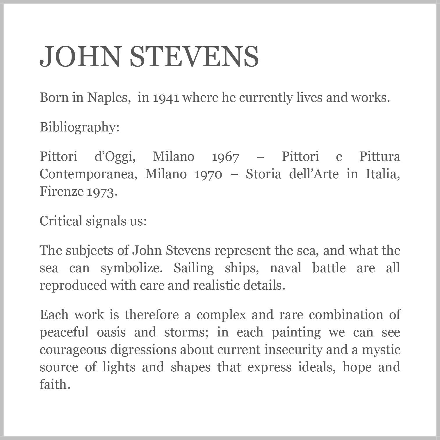 REGATTA IN THE GULF - John Stevens Italian sealing boat oil on canvas painting 8