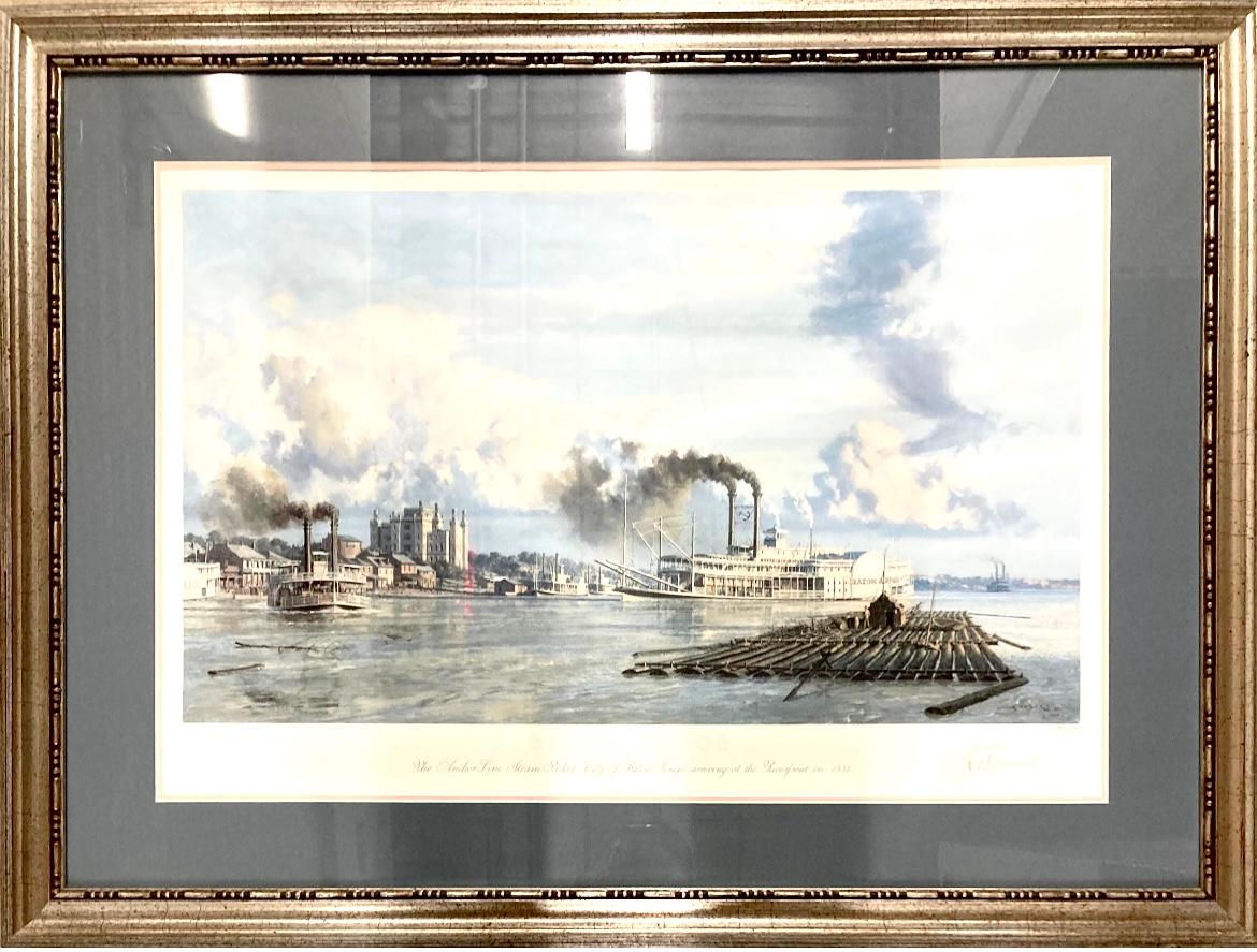 “Baton Rouge” - Print by John Stobart 