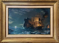 The Bark "Black Eagle" cutting in at Chesterfield Inlet