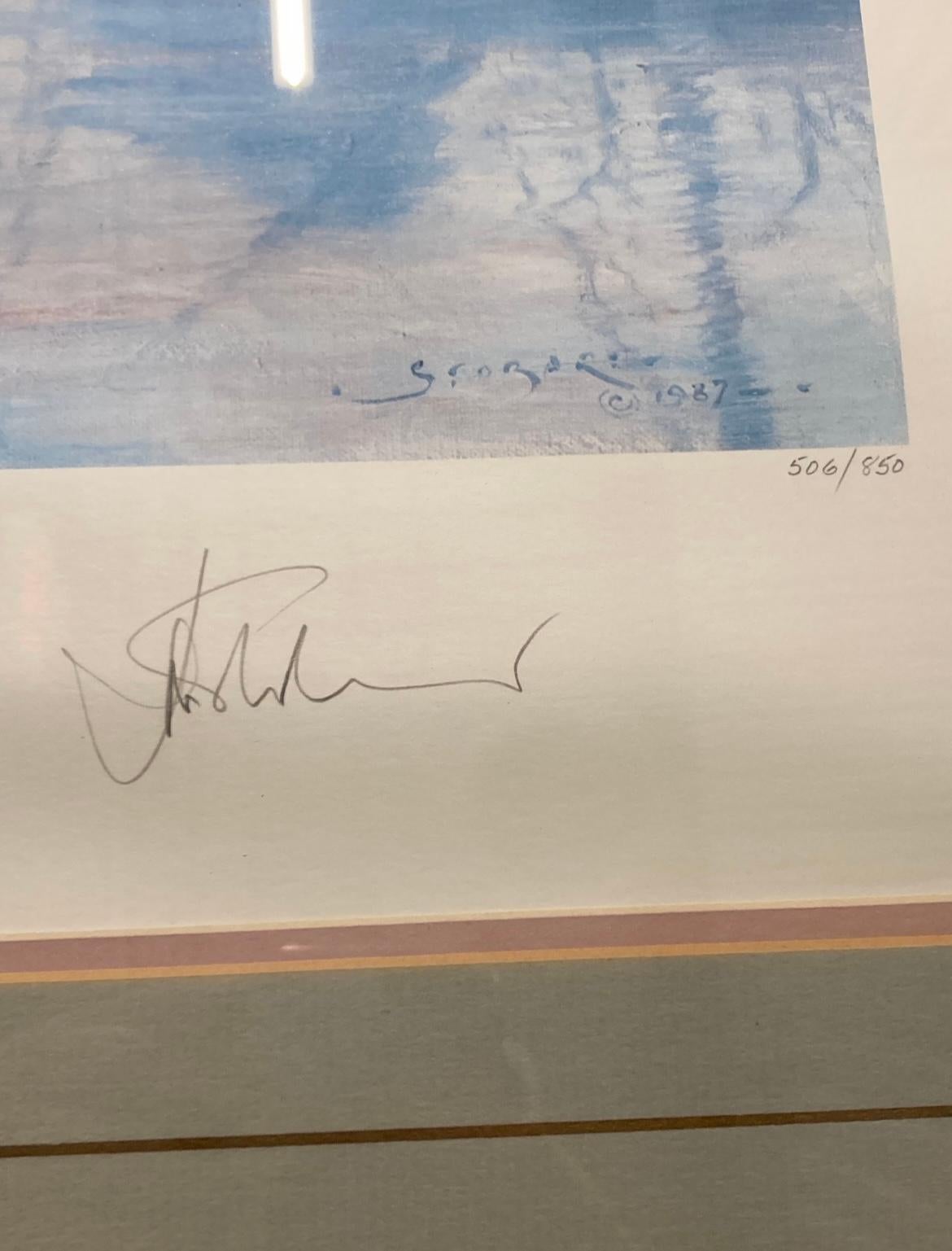 Ésta es una litografía de John Stobart de edición limitada 