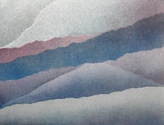 Echoes, Minimalist Abstract Screenprint by John Stritch