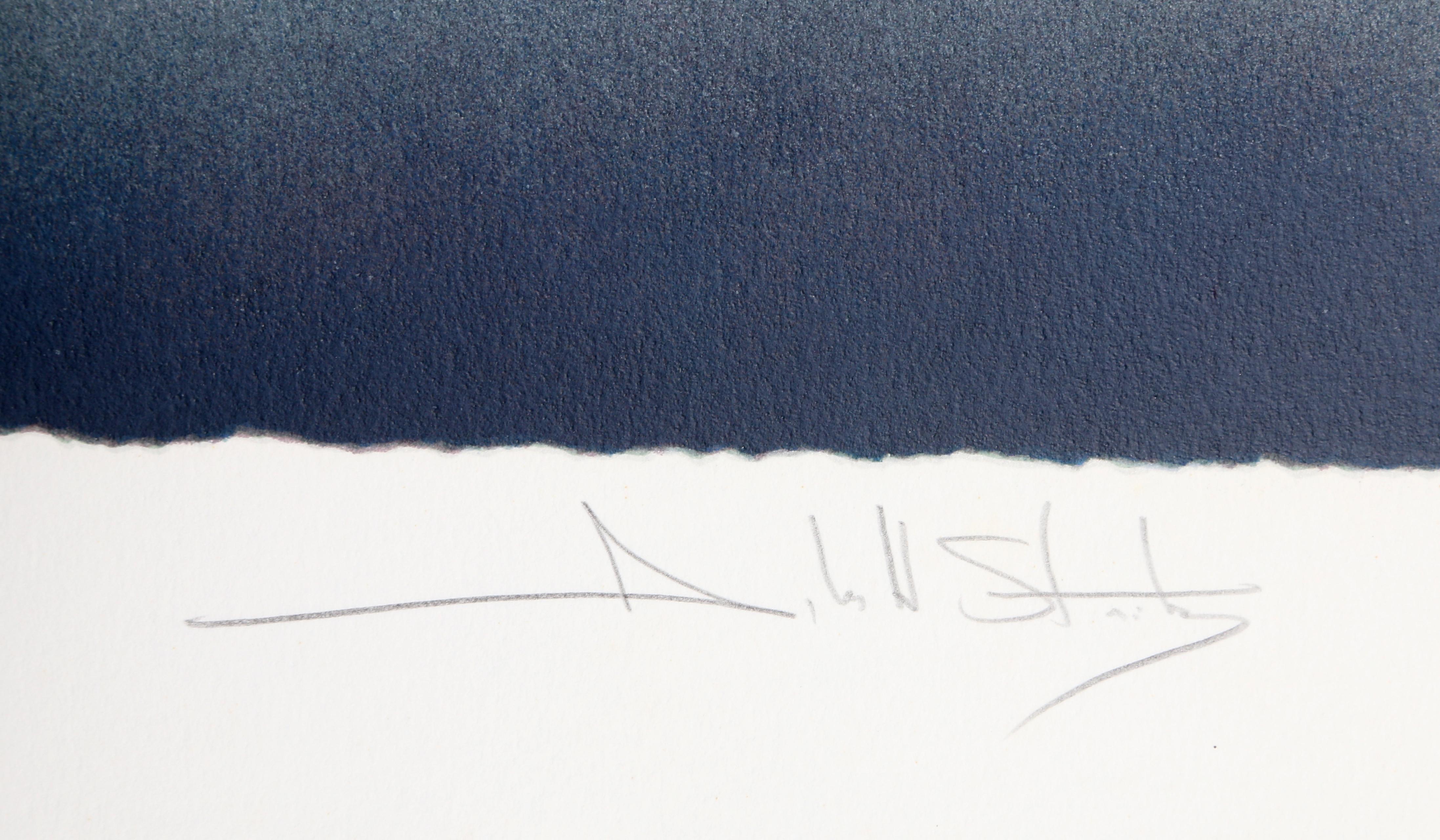 Echoes, sérigraphie abstraite minimaliste de John Stritch en vente 2