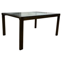 John Stuart Bronzed Brass & Glass Extendable Dining Table