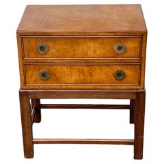 John Stuart Campaign Mini Chest ca' 1960's Burl