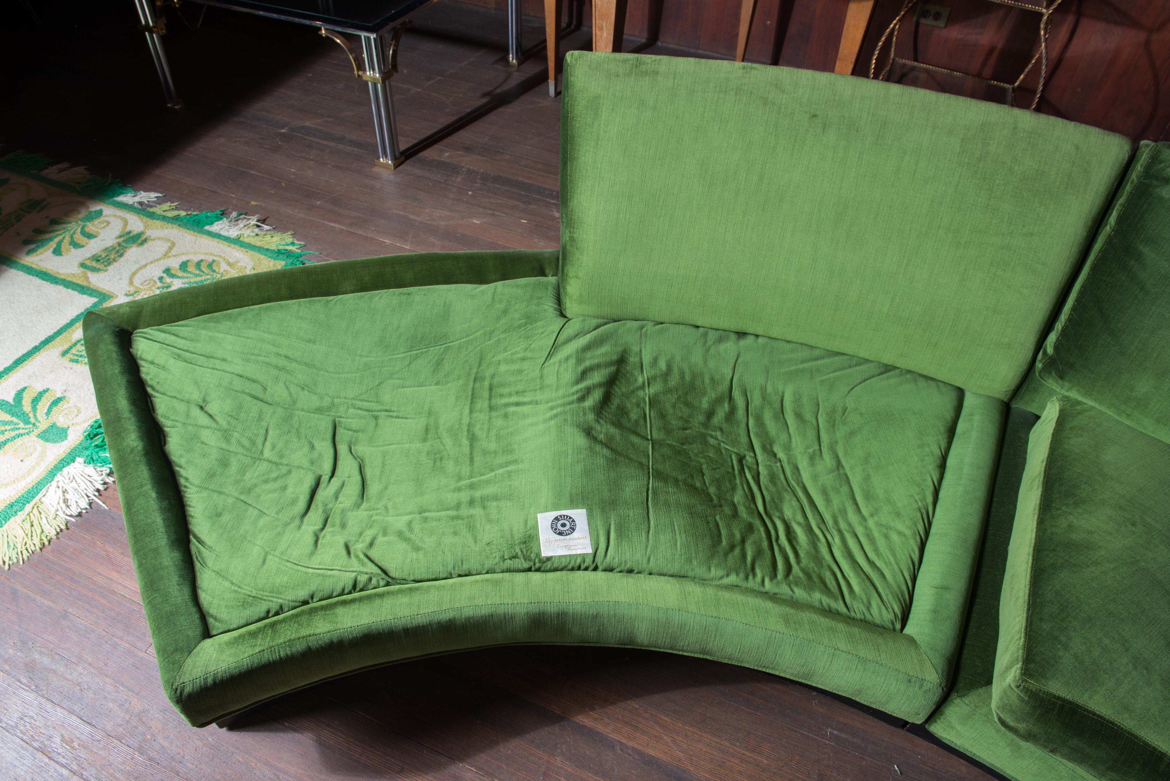 John Stuart, Erwin Lambeth Circular Sectional Sofa For Sale at 1stDibs