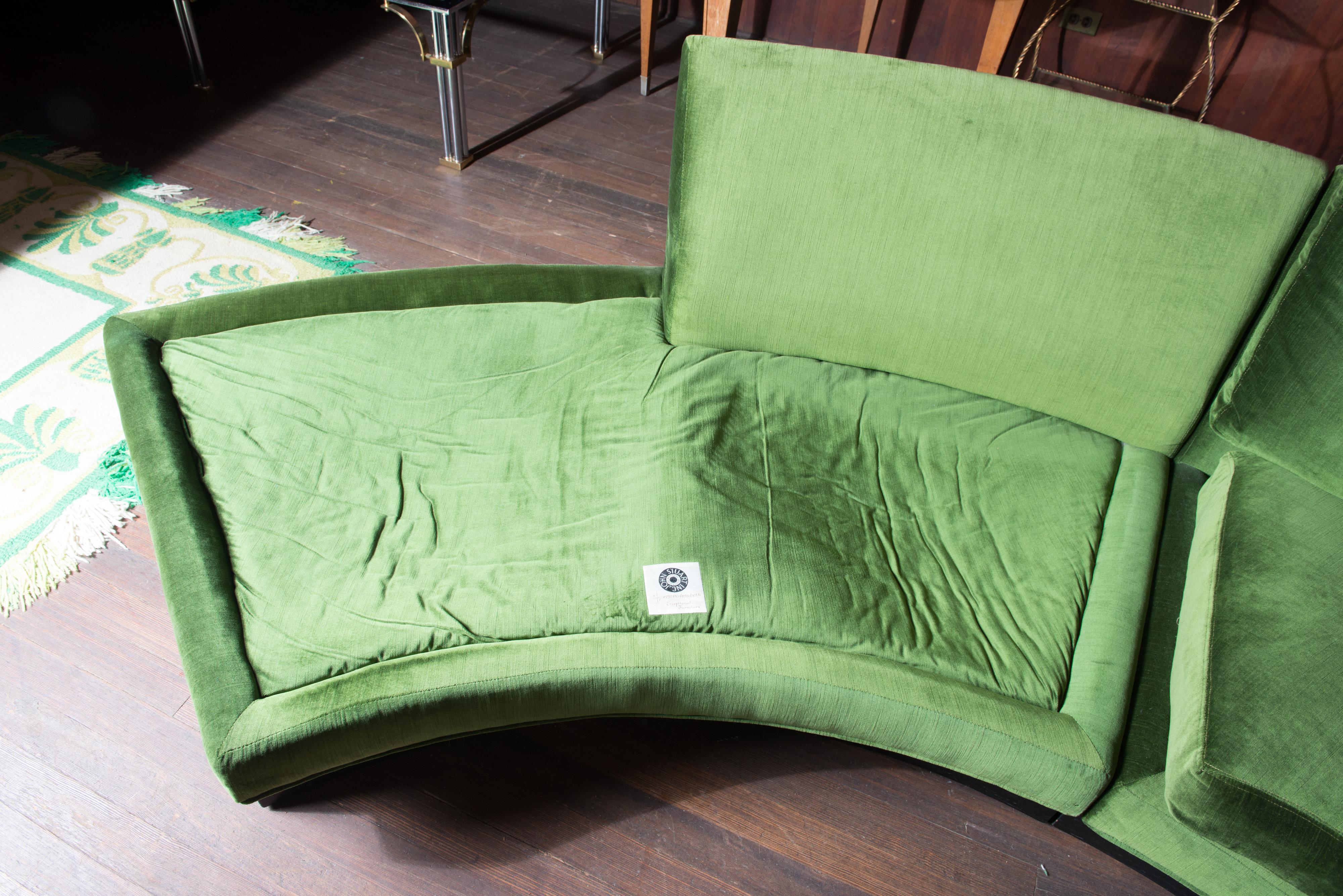 John Stuart, Erwin Lambeth Circular Sectional Sofa For Sale at 1stDibs