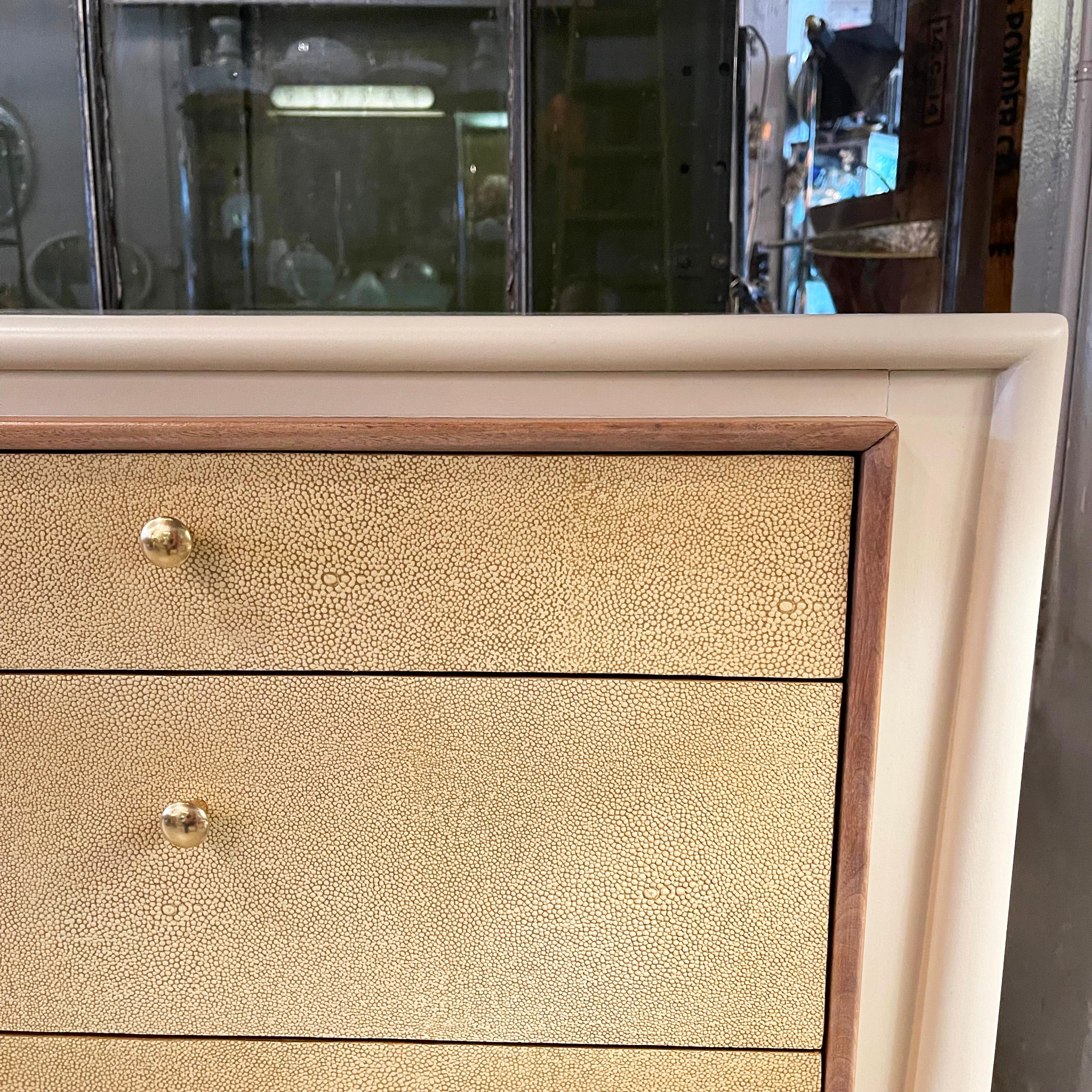 Leather John Stuart Facade Triple Wide Dresser with Custom Finish