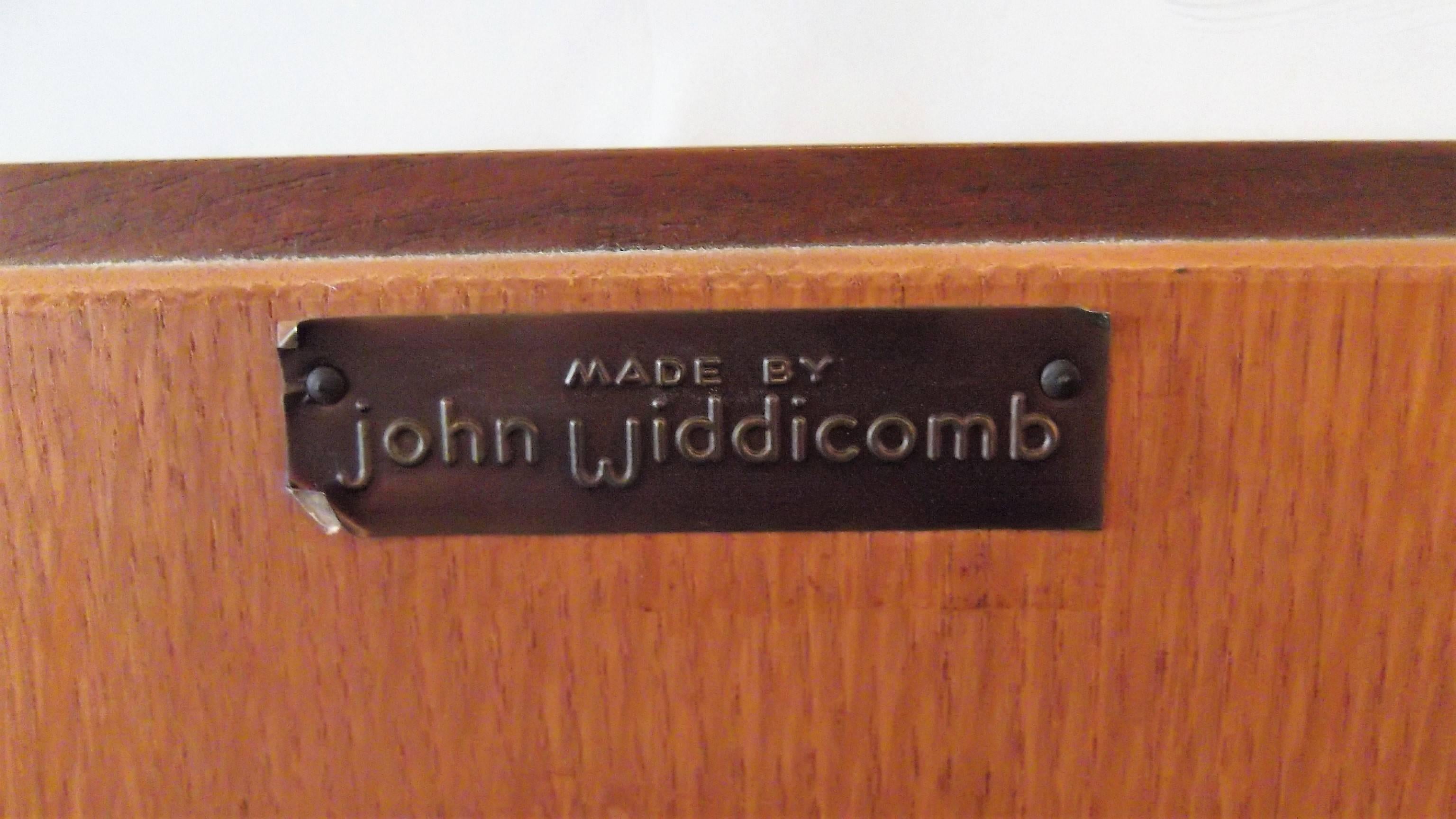 John Stuart for Widdicomb Walnut Mirror Designed by T.H. Robsjohn-Gibbings 1