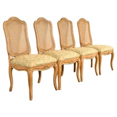 Chaises d'appoint en chêne sculpté de style Louis XV « Provincial » de John Stuart French  Ensemble de quatre