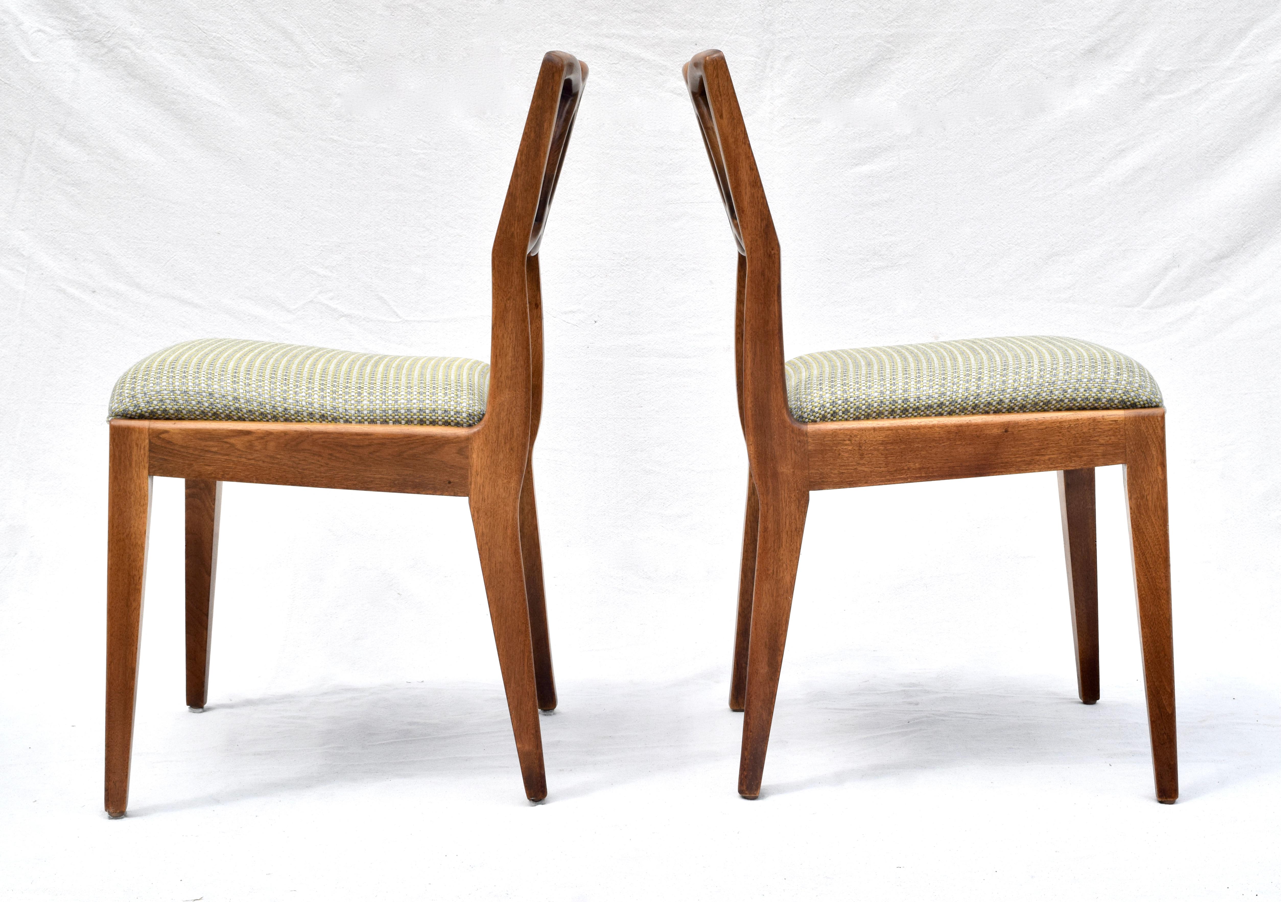 20th Century John Stuart Interlocking Backs Dining Chairs, Six Set