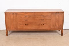 John Stuart Janus Collection Mid-Century Modern Walnut 14-Drawer Dresser, 1960s