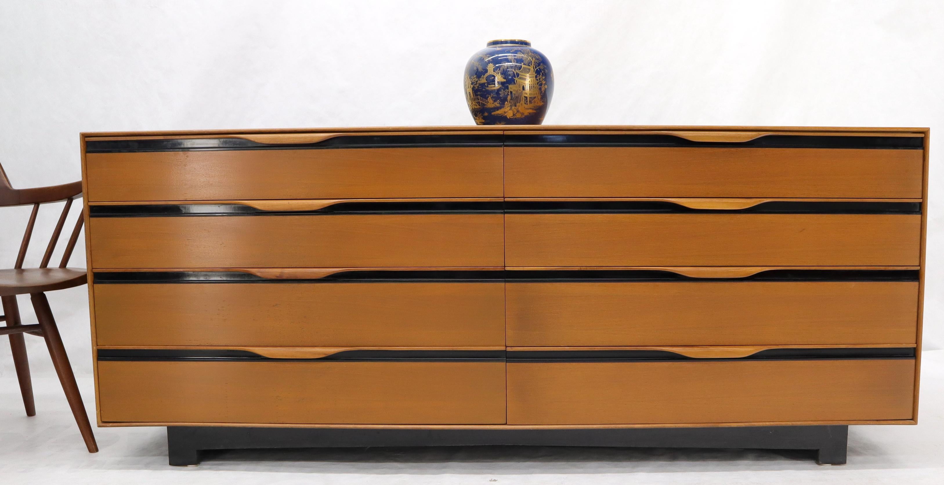 John Stuart Light Walnut Eight Drawers Long Dresser 1