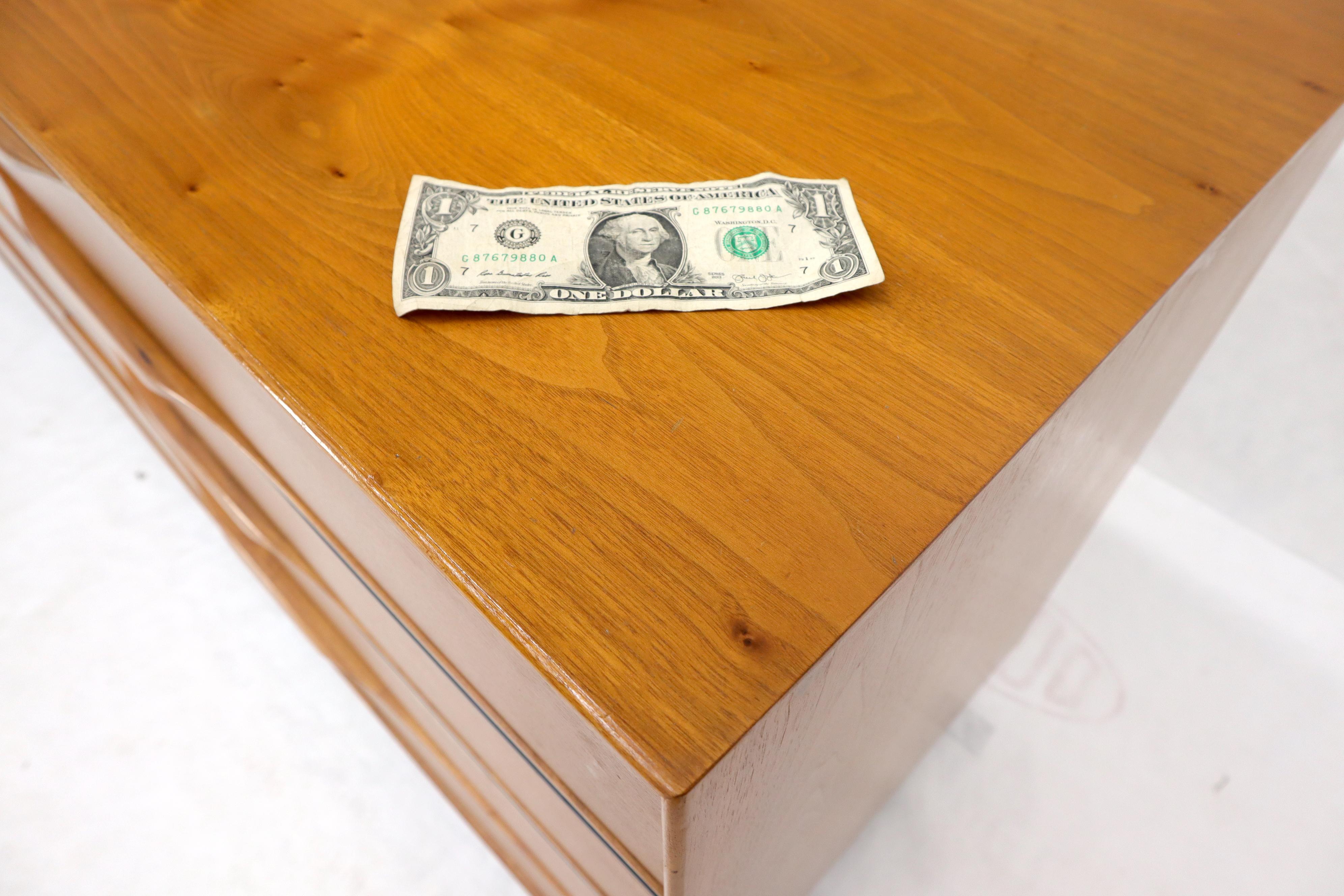 John Stuart Light Walnut Eight Drawers Long Dresser 5