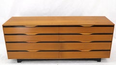 John Stuart Light Walnut Eight Drawers Long Dresser