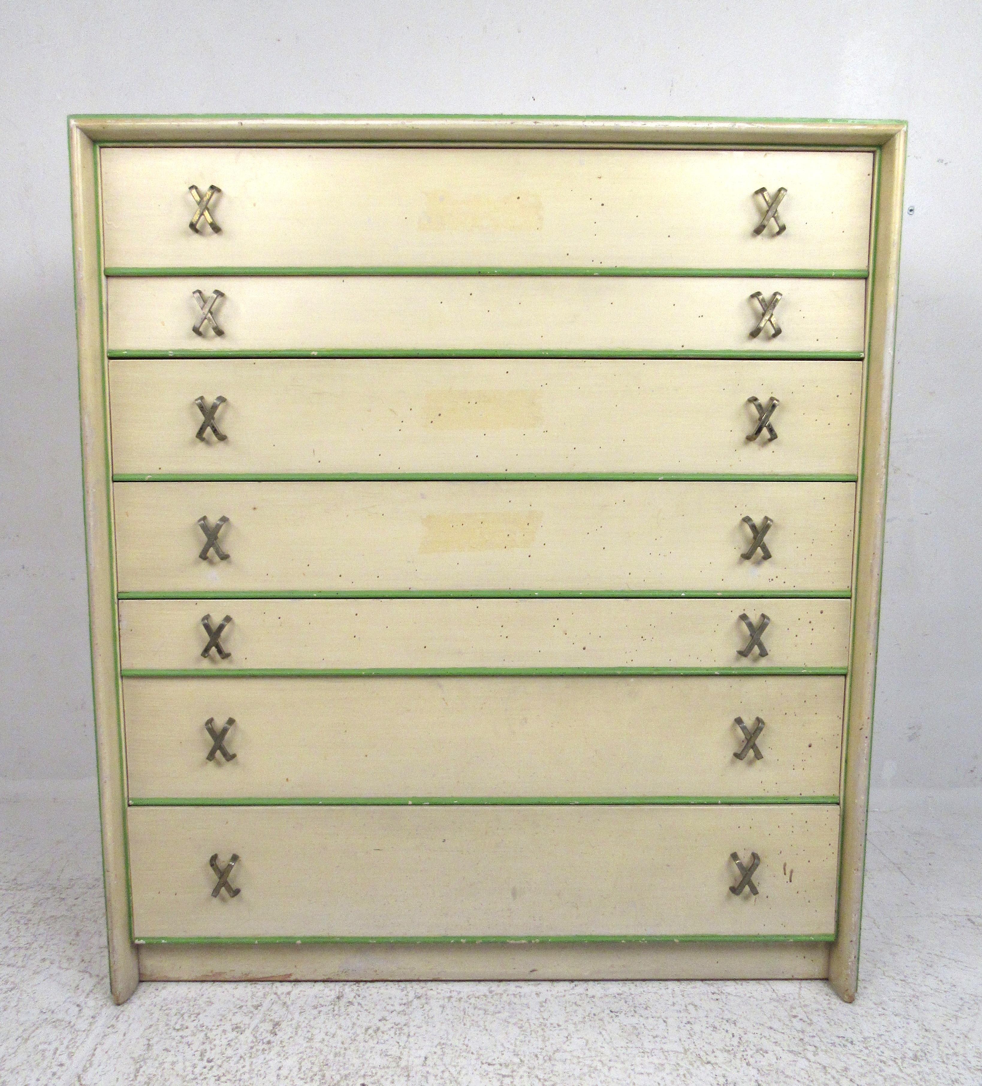 Tall chest of drawers with 