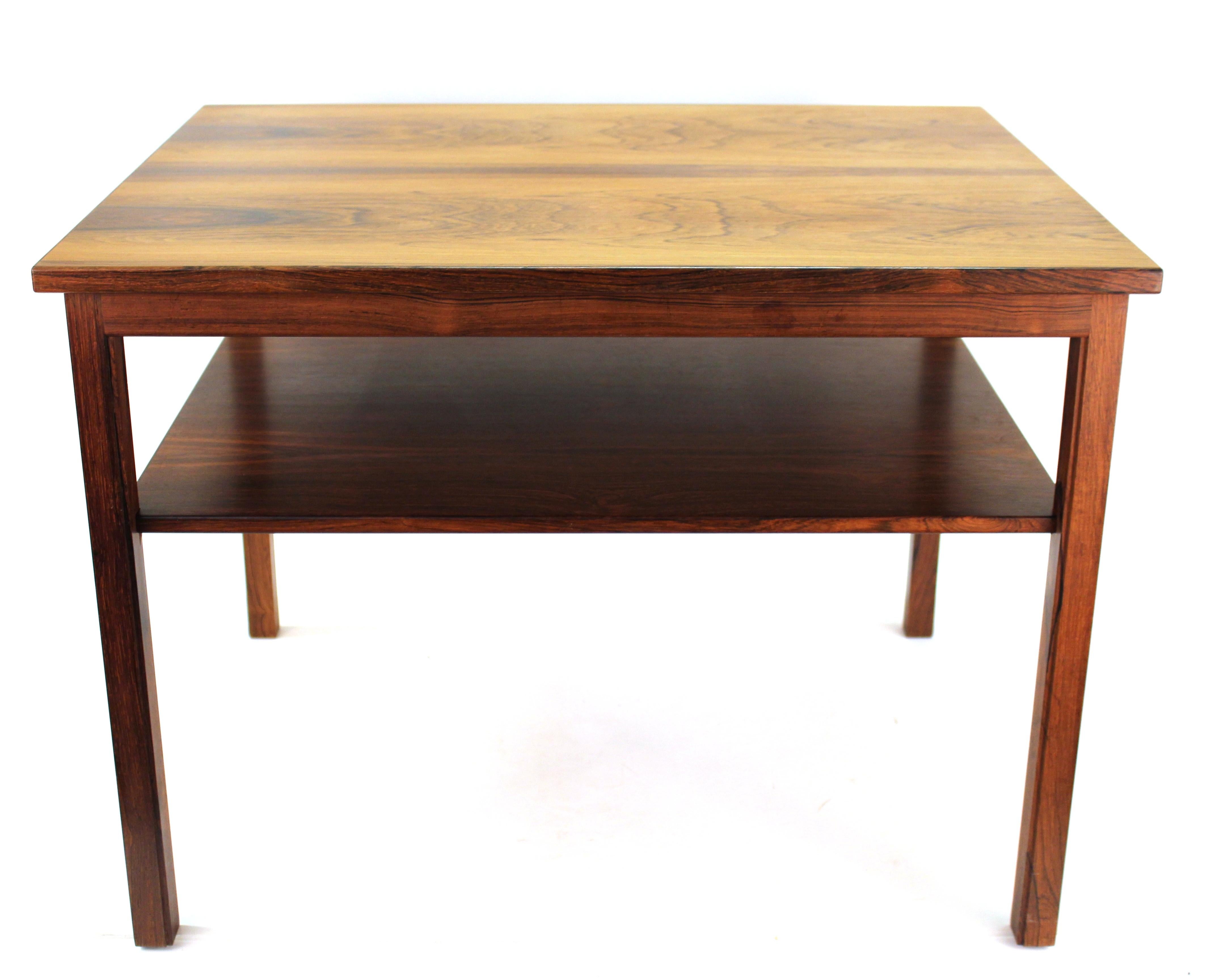 Wood John Stuart Mid-Century Modern Side Tables with Two Levels