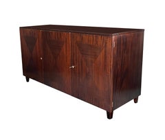 John Stuart Mid-century Three-Door Mahogany Cabinet/Sideboard/Credenza
