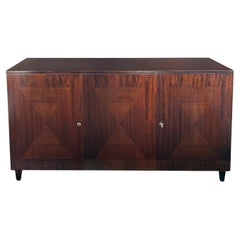John Stuart Mid-century Three-Door Mahogany Cabinet/Sideboard/Credenza