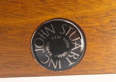 John Stuart Oiled Walnut Danish Mid Century Modern King Size Bed Headboard MINT!